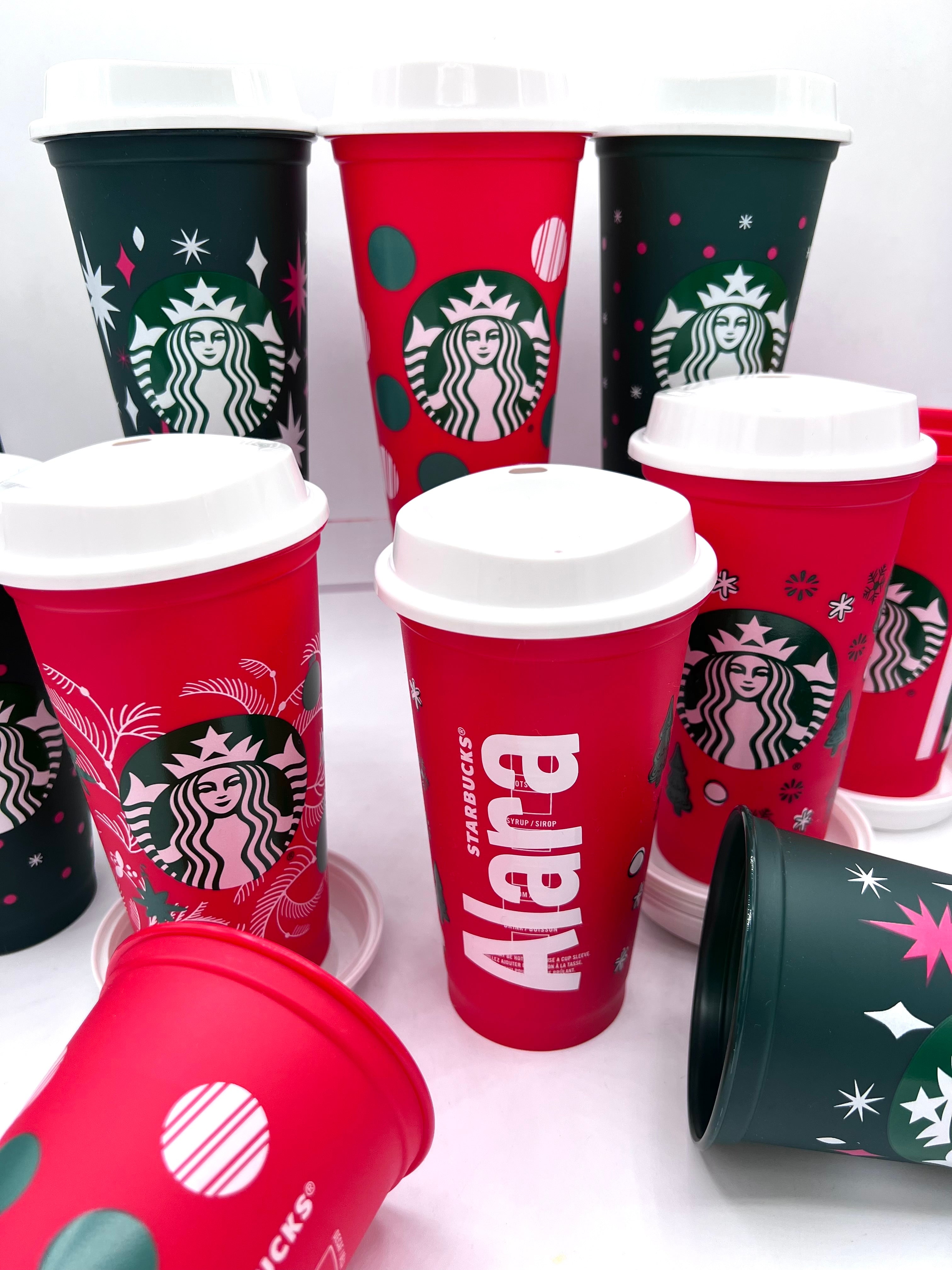 Starbucks Holiday Cups limited edition AZ creations