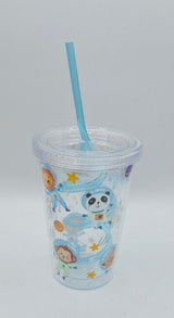 Straw Cups - Curly Straws