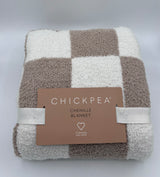 Baby Blanket - Checkered Chenille