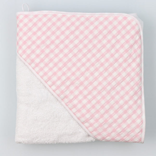 Hooded Towel - Vichy Print