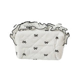 Cosmetic Case - Bows with Ruffles