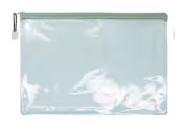 Zip Pouch Clear - Oversized (PATCHES OPTIONAL)