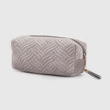 Cosmetic Case - Quilted Velvet Bag