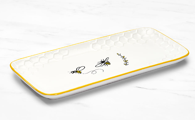 Ceramic Plate - Bee Design