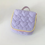 Cosmetic Case - Puffy Pastel Hearts