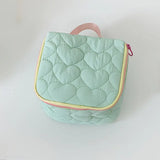 Cosmetic Case - Puffy Pastel Hearts