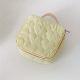 Cosmetic Case - Puffy Pastel Hearts