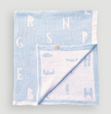 Baby Blanket - Reversible Alphabet Chenille